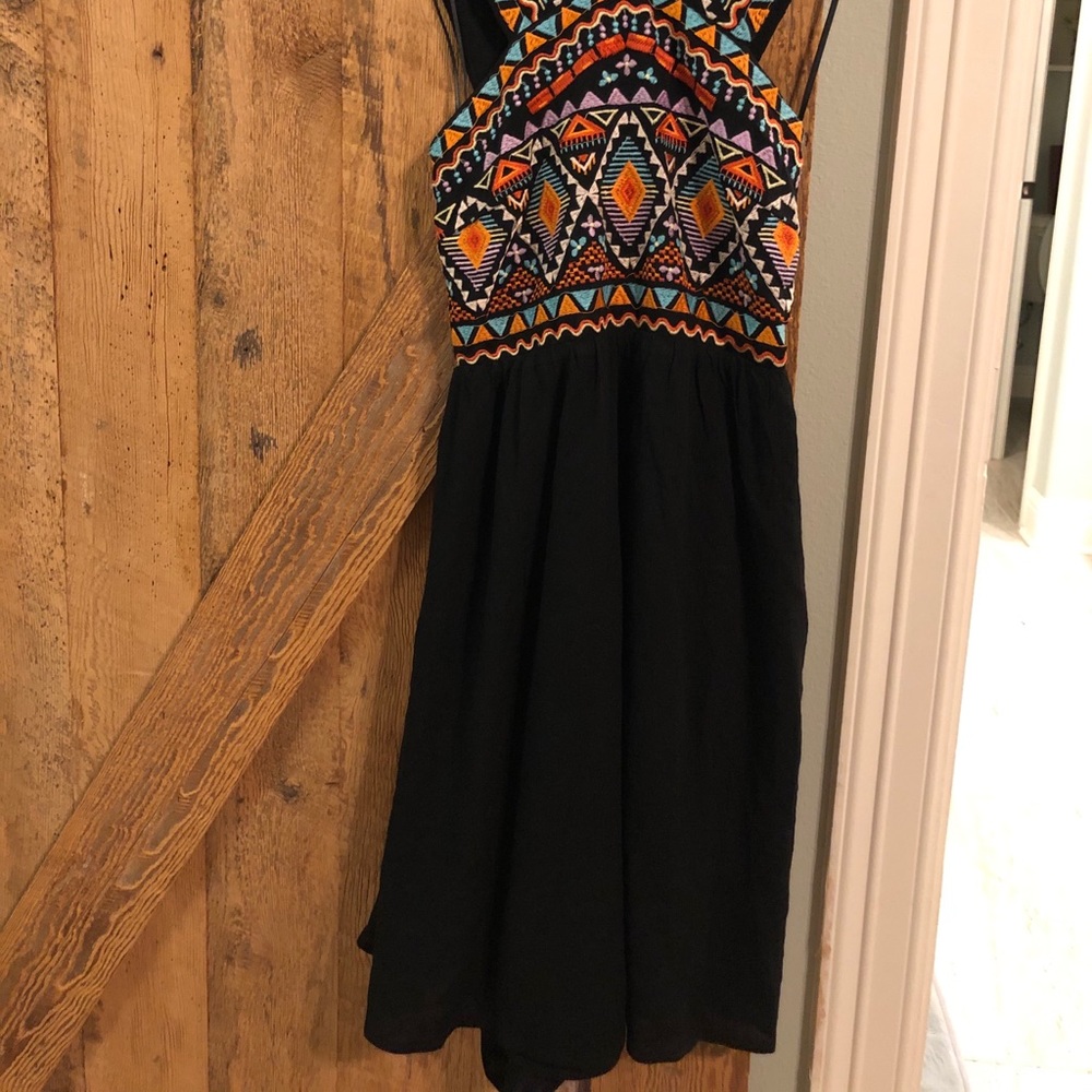 AZTEC CROSS BACK DRESS